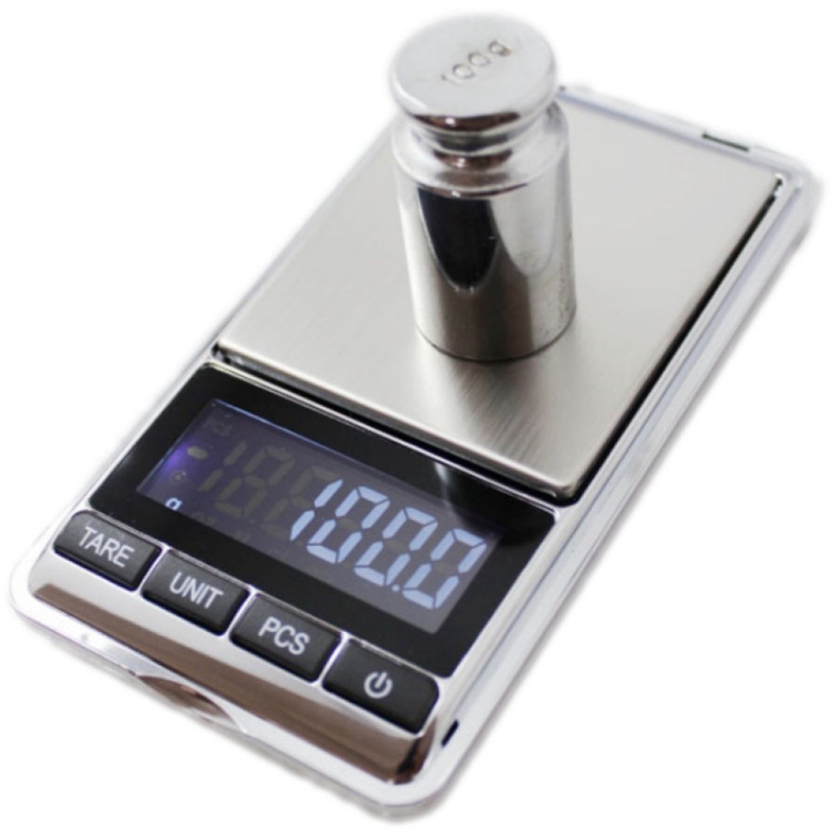 EXCITAT Zeer nauwkeurige digitale zakweegschaal - Precisieweegschaal - Digitale Keukenweegschaal - met LCD-scherm - 0.01 tot 100 gram