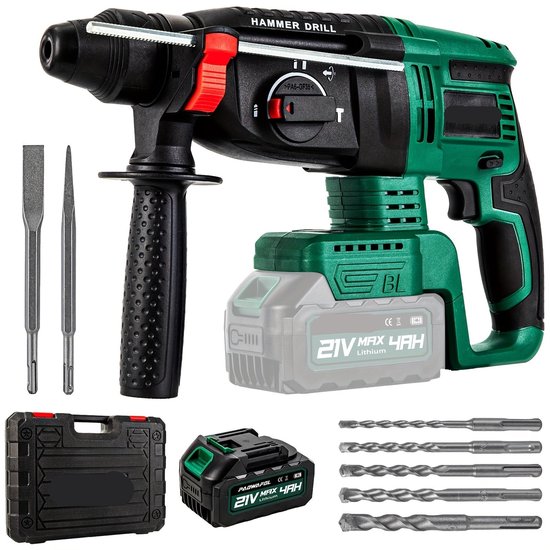 Milwaukee accu boorhamer - M18 FH-0 - SDS-Plus -18V - 2.5J - excl. accu en lader