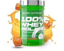 Scitec Nutrition ® - 100% Whey Isolate (700 gram - Salted Caramel) - Caramel-zeezout - 28 eiwitshakes - whey protein isolate - whey isolaat - poeder
