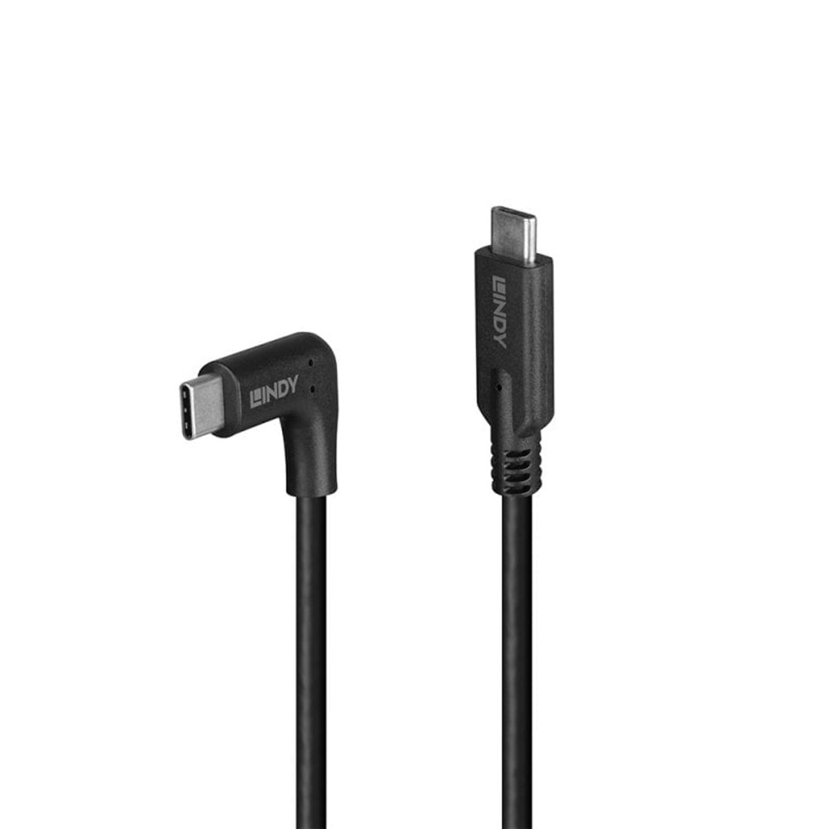 Lindy 32017 USB-kabel USB 3.2 Gen 2 (3.1 Gen 2) 0,5 m USB C Zwart