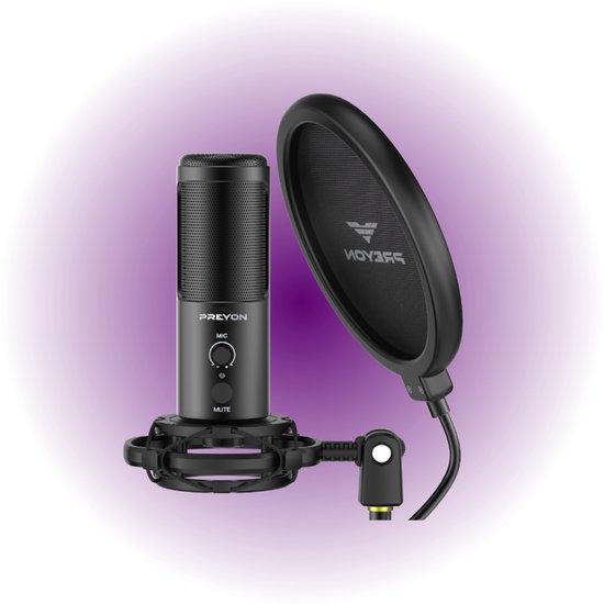 Equip microfono de escritorio flexible usb - boton on/off y mute - cable de 1.20m