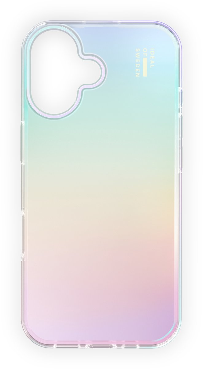 iDeal of Sweden Clear Case Mid geschikt voor Apple iPhone 16 Shimmer