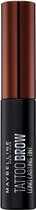 Tattoo Brow Peel-Off Gel 3 Dark Brown Bruin Langhoudende Peel-Off Wenkbrauwgel
