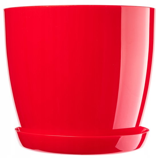 Kadax Bloempot, Plantenpot Met Onderschotel, Ronde Bloempot Voor Binnenshuis Elegante Sierpot Van Kunststof Bloemen En Planten Lichtgewicht Oe 16 Cm Wit 2085638197