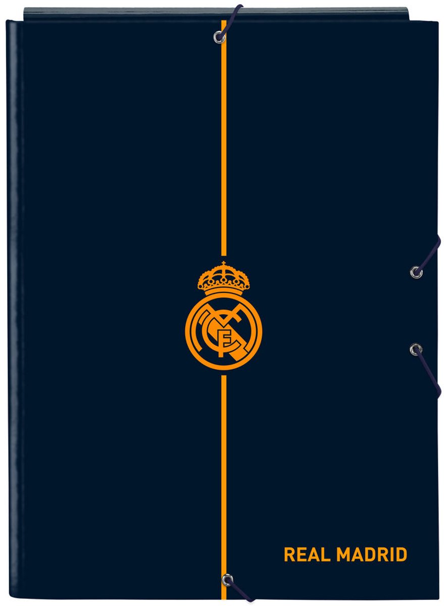 Ringmap Real Madrid C.F. 2e Kit 24/25 Marineblauw A4 26 x 33,5 x 2,5 cm