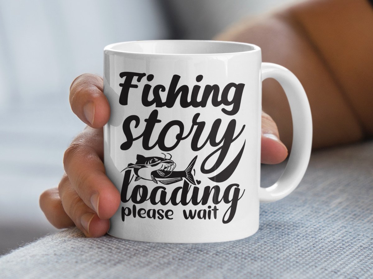 Vissen Verhaal Mok, Catfish Mok, Grappige Vissen Mok, Vissen Cadeau, Nieuwigheid Mok, Cadeau Voor Visser, Vissen Liefhebber Cadeau