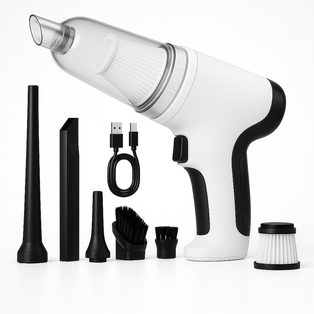 Tree Ville Kruimeldief Stofzuiger Snoerloos Wit - Tree - €19,95