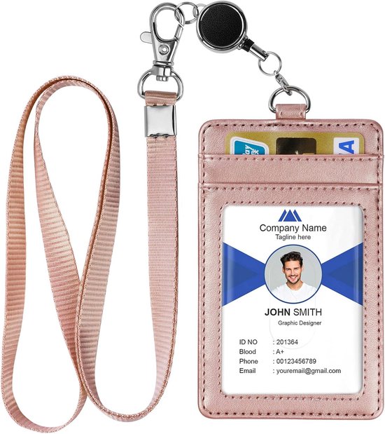 Porte-badge Enrouleur Tour De Cou - Lanière Pour Porte-cartes, Vert Foncé - Neuf Avec étiquettes