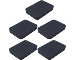 Geschikt voor 17211-899-000 Luchtfilter - 5-pack luchtfilter voor Honda GX240 GX270 GX340 GX390 GP5500 GP6500 EB5000X EM5000SX EB5000 EB6500 EB3500 EB5000 EM6500SX EB3000 EM3500 EM5000 Motoronderdelen