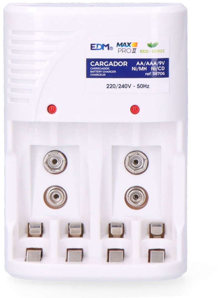 Battery charger EDM 4 Batteries AA/AAA/6F22