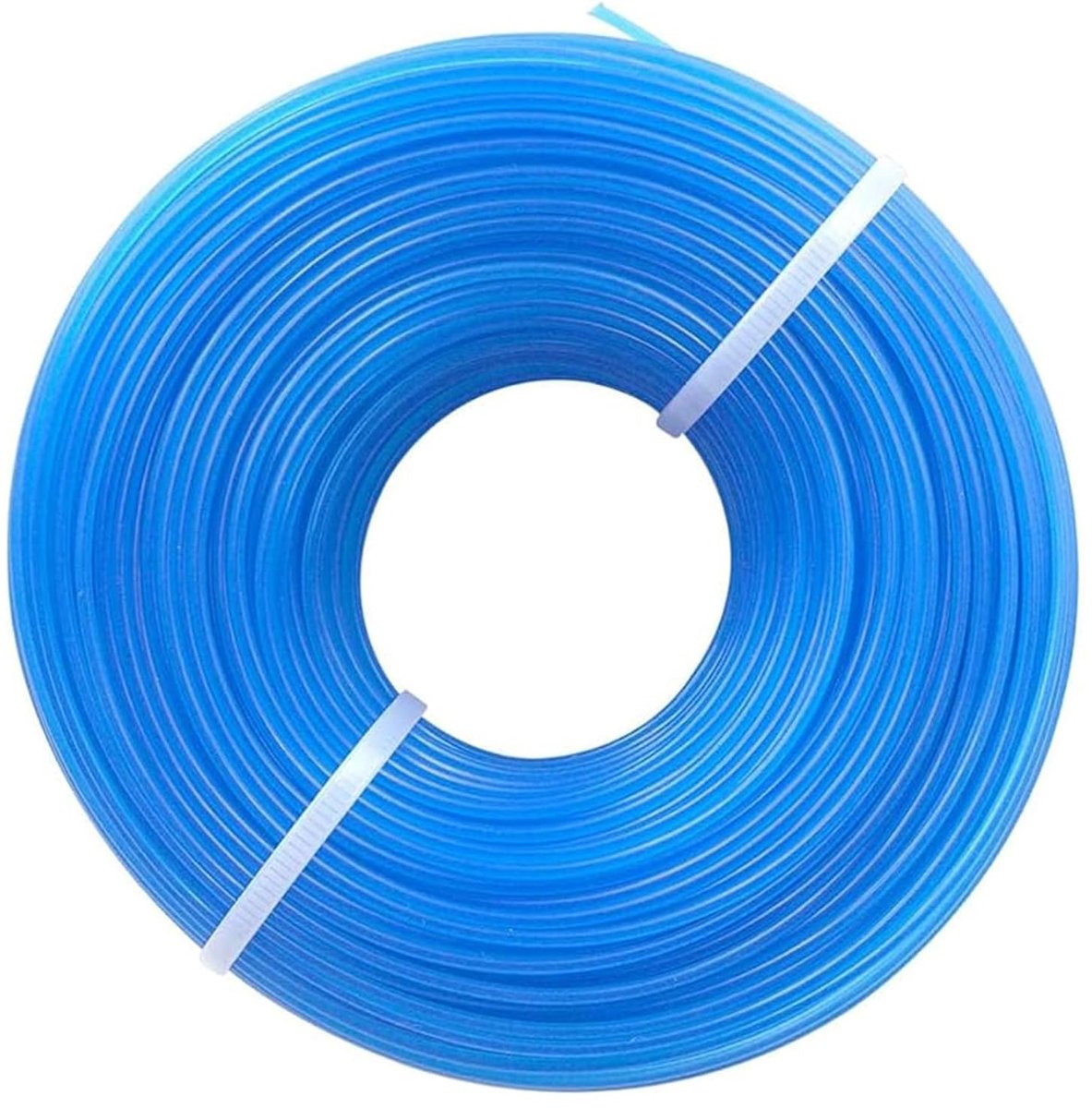 Rond trimmerdraad - 1,6 mm - set van 2 - blauw - nylon