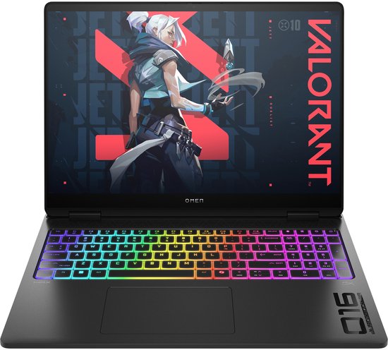 HP OMEN MAX 16-ah0660nd Intel Core Ultra 7 255HX Laptop 40,6 cm (16") WQXGA 32 GB DDR5-SDRAM 2 TB SSD NVIDIA GeForce RTX 5070 Ti Wi-Fi 7 (802.11be) Windows 11 Home AI PC Zwart - HP - Hoofdafbeelding