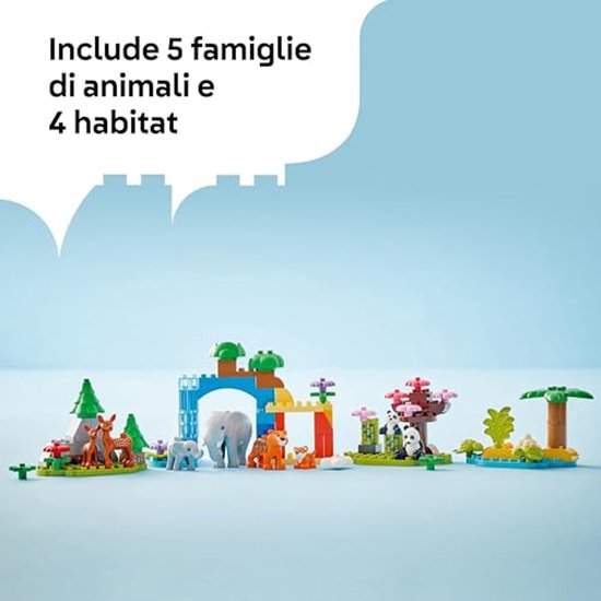LEGO DUPLO Stad 3-in-1 families van wilde dieren - 10446