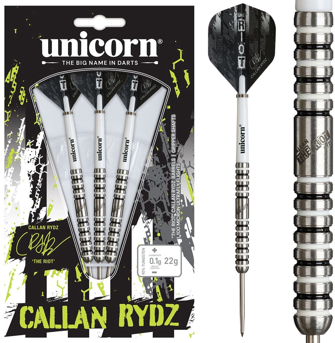 Unicorn Callan Rydz Phase 2 90% - Dartpijlen 22 Gram