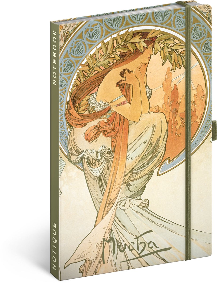 Alphonse Mucha Notitieboek A5 Poetry