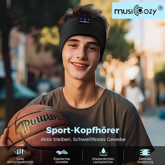 RFWR® Slaaphoofdtelefoon met Bluetooth 5.4 voor zijslapers - 14 uur speeltijd, hifi stereo hoofdtelefoon, ideaal voor sport en ontspanning van RFWR — afbeelding 5
