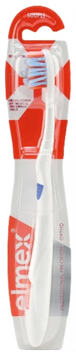 Elmex Ortho Zachte Tandenborstel (Kleur : Blauw)