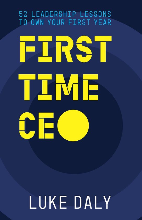 First Time CEO - cover