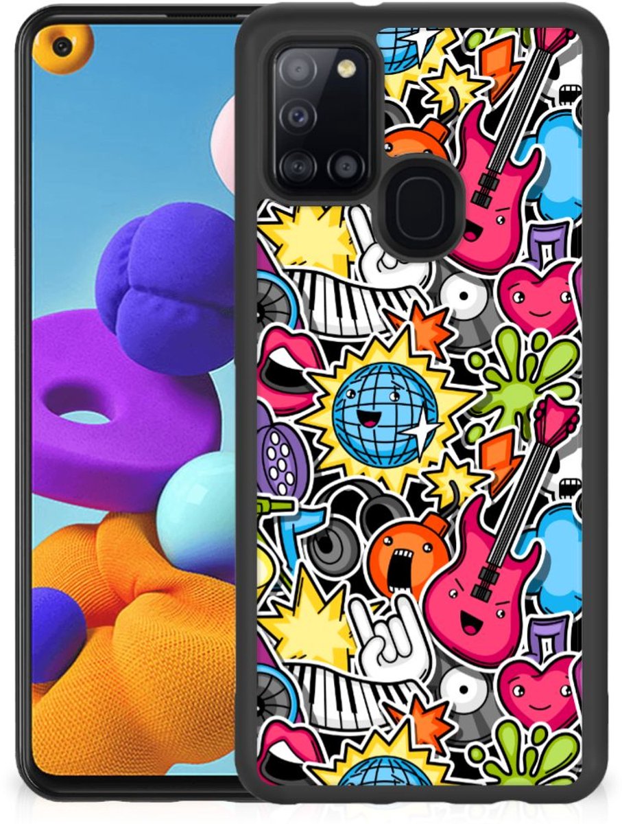 Samsung Galaxy A21s TPU Bumper Case Punk Rock
