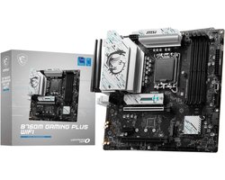 MSI B760M GAMING PLUS WIFI | Socket LGA 1700 | Intel B760 | 4xDDR5 | Micro-ATX | Moederbord