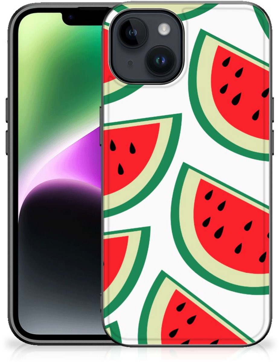 iPhone 15 Back Cover Hoesje Watermelons
