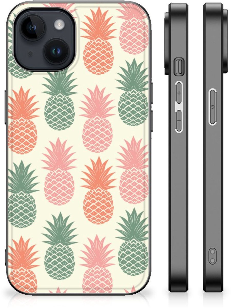iPhone 15 Plus Back Cover Hoesje Ananas