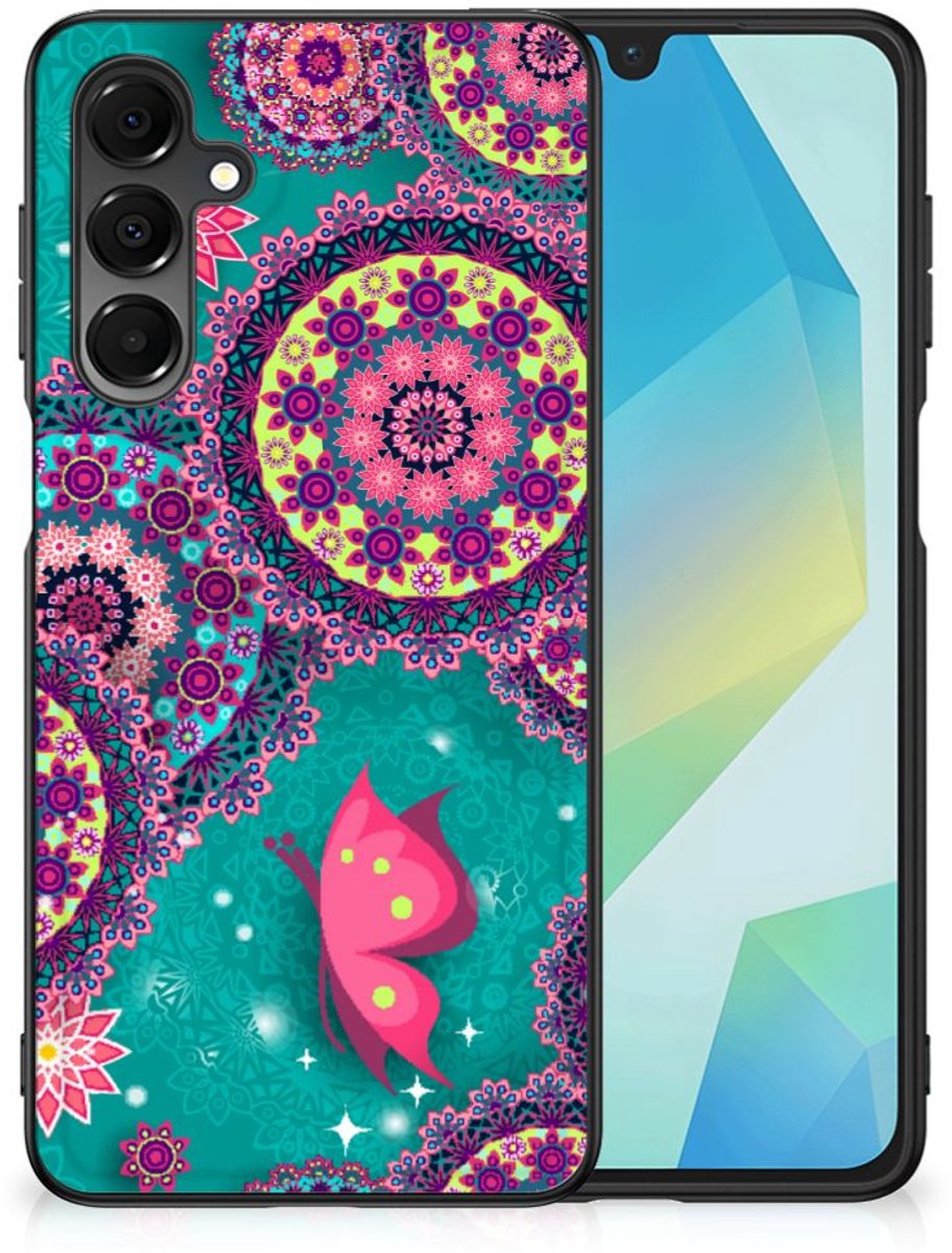 Samsung Galaxy A16 5G/4G Leuk Telefoonhoesje Cirkels en Vlinders