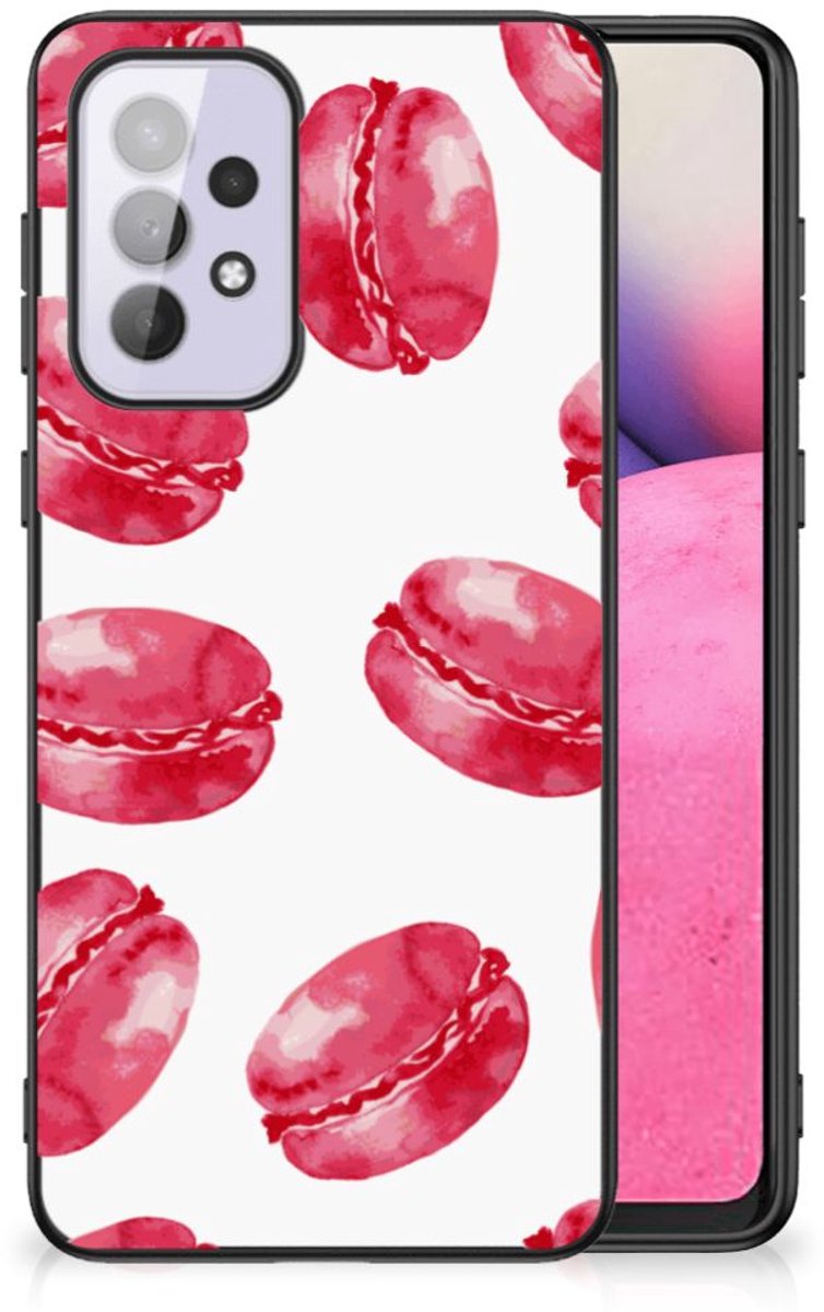 Samsung Galaxy A33 5G Back Cover Hoesje Pink Macarons