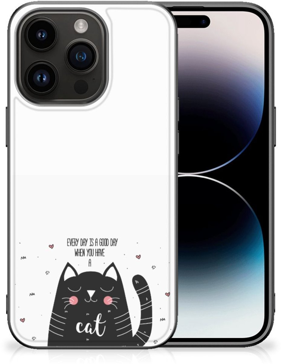 iPhone 15 Pro Hoesje Cat Good Day