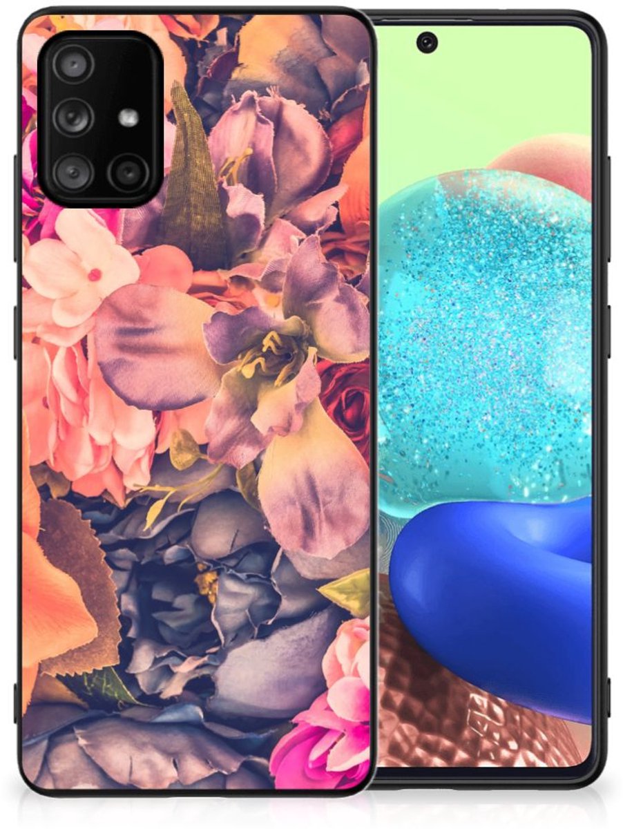 Samsung Galaxy A71 Bloemen Hoesje Bosje Bloemen