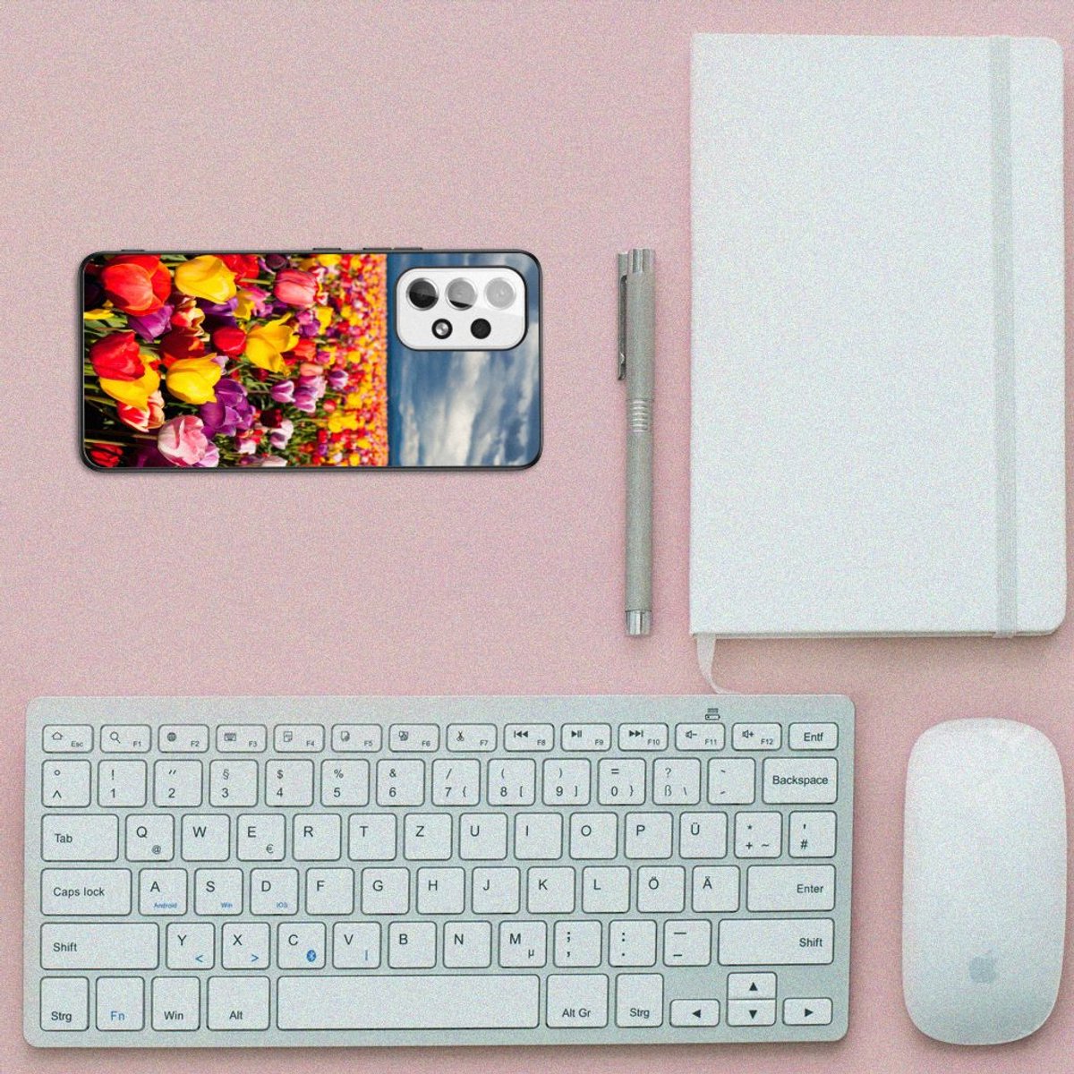 Samsung Galaxy A53 Bloemen Hoesje Tulpen