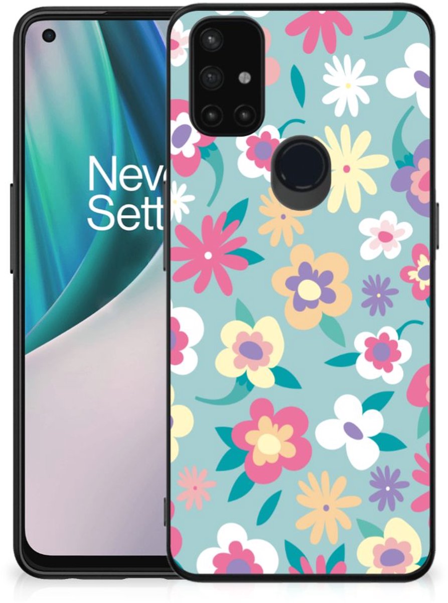OnePlus Nord N10 5G Bloemen Hoesje Flower Power