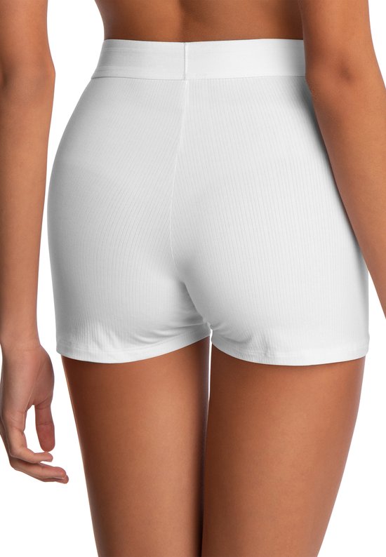 Wolford - BIKE SHORT - Beauty Cotton - Wit