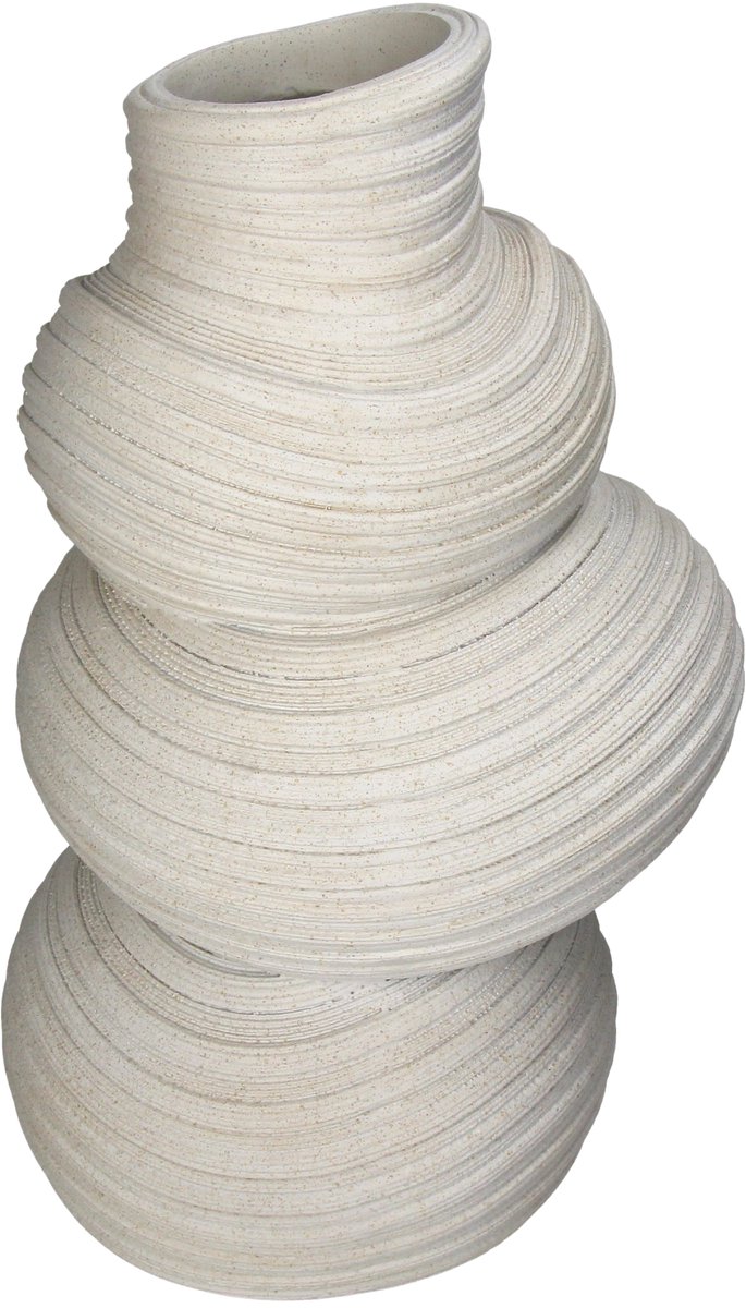 HD Collection Vaas Polyresin Beige 22x21,8x36,6cm