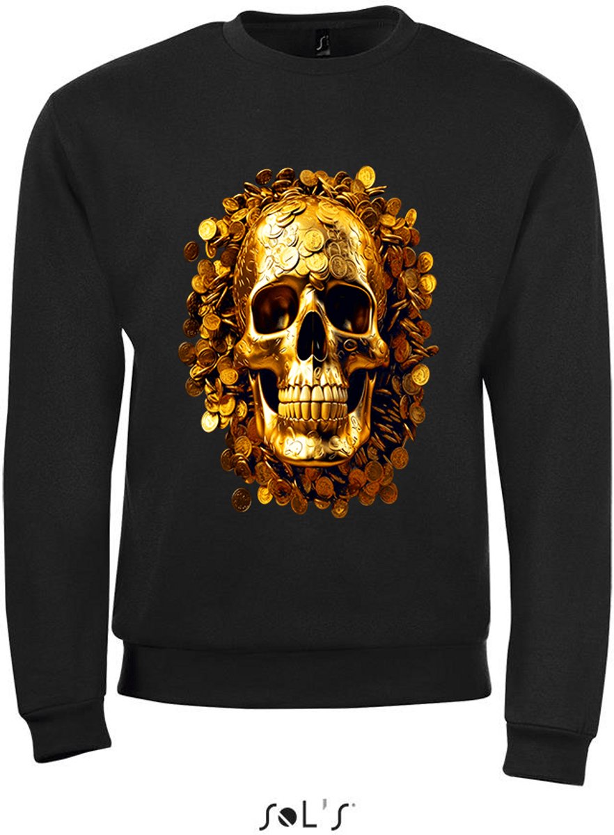 Sweatshirt 2-160 Coin Skull