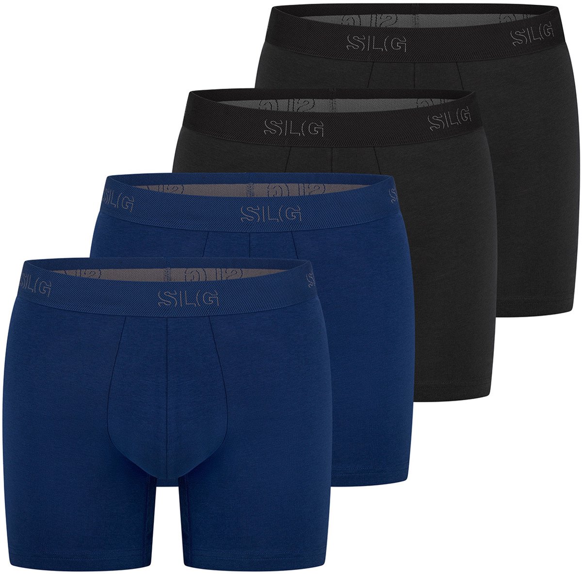 sloggi Heren lang short / pant 4 pack SLG Base