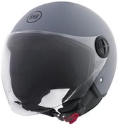 BHR 832 | vespa minimal, scooter, casque de cyclomoteur | gris mat | taille XXL