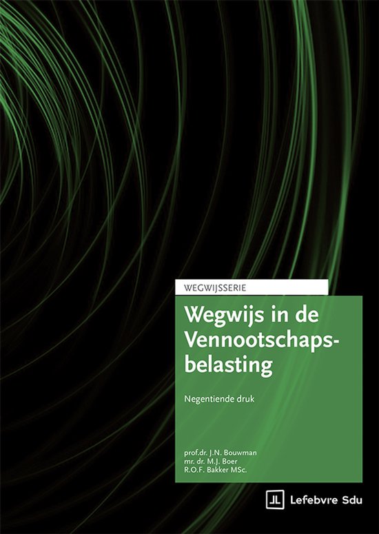 Wegwijsserie - Wegwijs in de Vennootschapsbelasting - cover