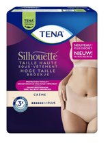 Tena Silhouette Plus Creme - Hoge taille Large - 1 pak van 8 stuks