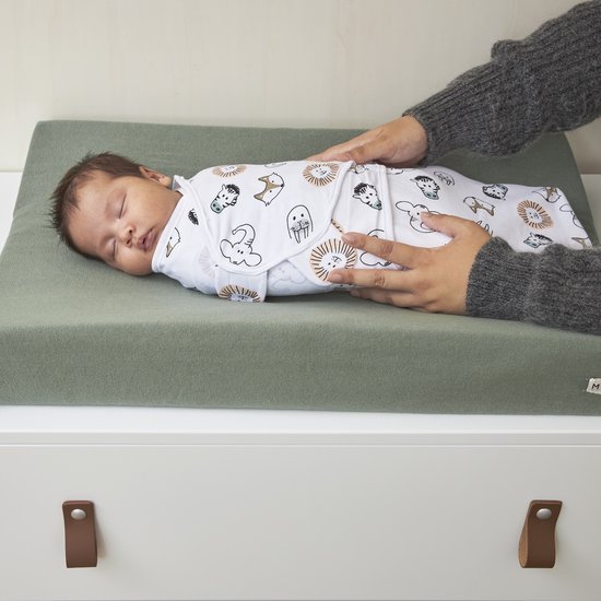 Meyco Baby Animal swaddlemeyco inbakerdoek - multicolour - 0-3 maanden van Meyco — afbeelding 5