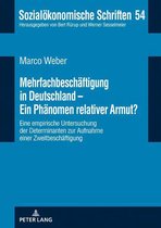 Sozialoekonomische Schriften 54 - Mehrfachbeschaeftigung in Deutschland - Ein Phaenomen relativer Armut?