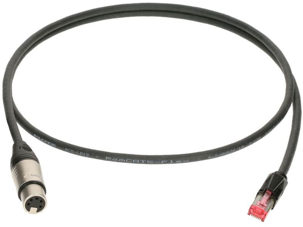 Klotz DMC-X5FR-0120 DMX naar RJ45 adapter 1,2 meter