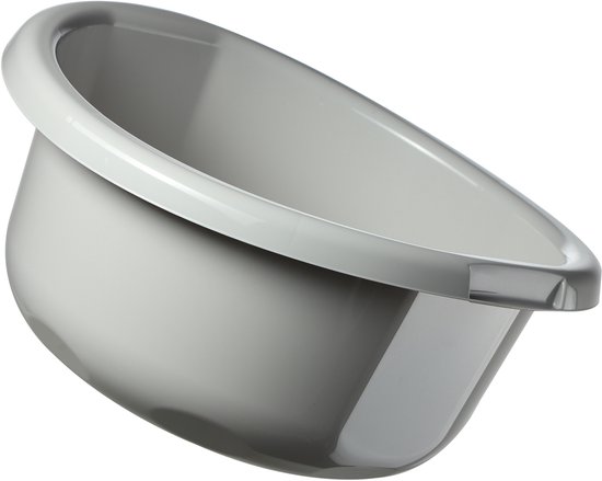KADAX Kunststof kom, spoelbak in verschillende maten en kleuren, robuuste wasbak, universele kom, spoelbak voor badkamer, wasruimte (8 l, groen