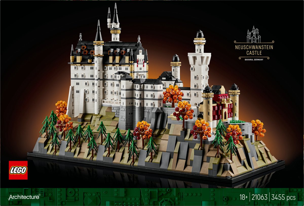 LEGO® Architecture Slot Neuschwanstein Verzamelset - 21063 — afbeelding 17