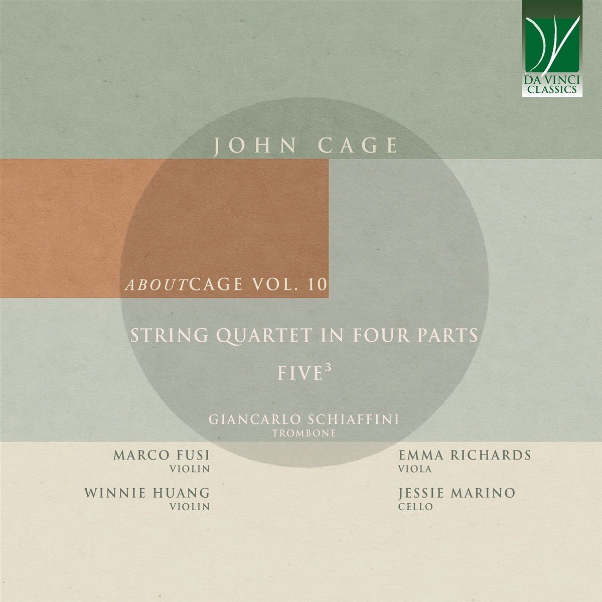 Various Artists - Aboutcage Vol. 10: String Quartet In Four Parts, Five3 (CD)