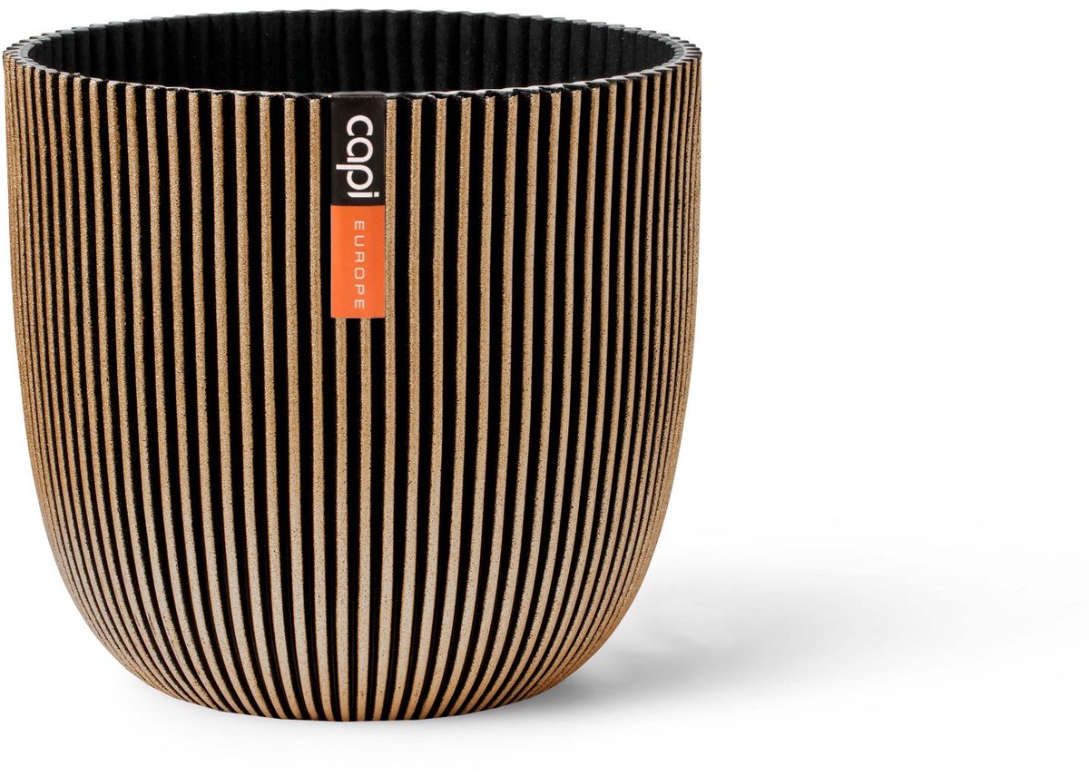 Capi Europe Flower pot bol Groove Made With - 28x27 - Gold