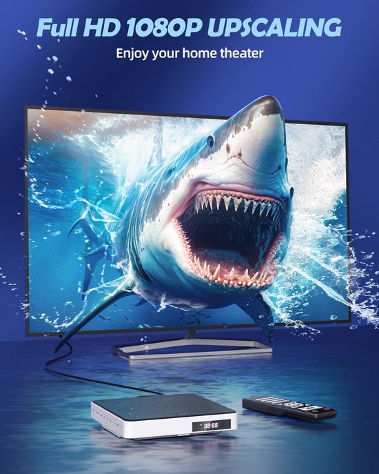 RFWR® DVD Speler voor TV met All Regions Free, HDMI 1080P en AV-uitgang, USB-ingang, Draagbare CD Speler met Afstandsbediening — afbeelding 3