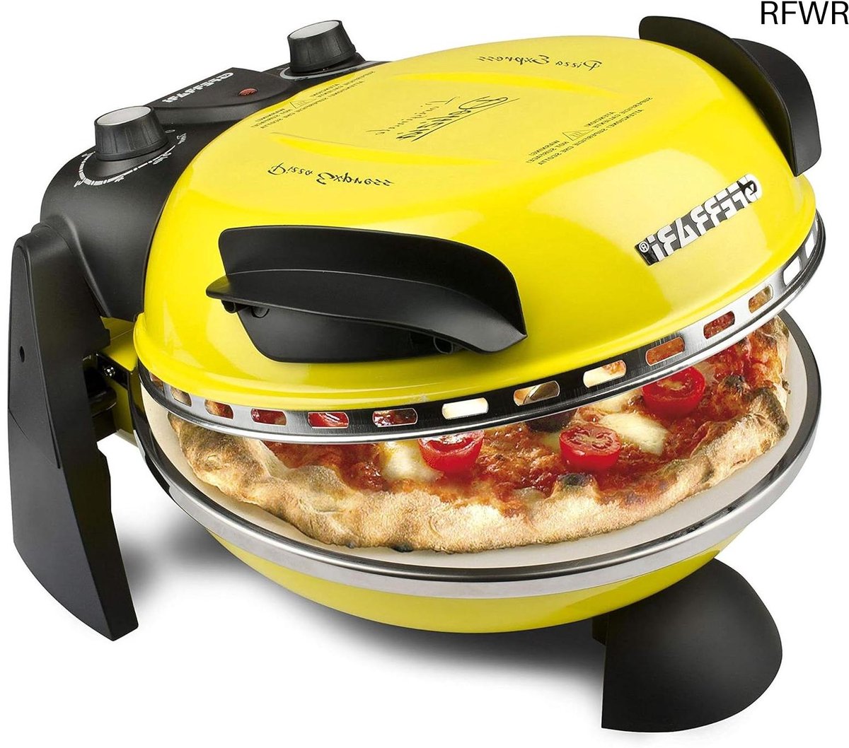 RFWR® Pizza Maker 1200 W met Thermostaat en Vuurvaste Steen