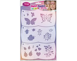 Facepaintstencils Butterfly
