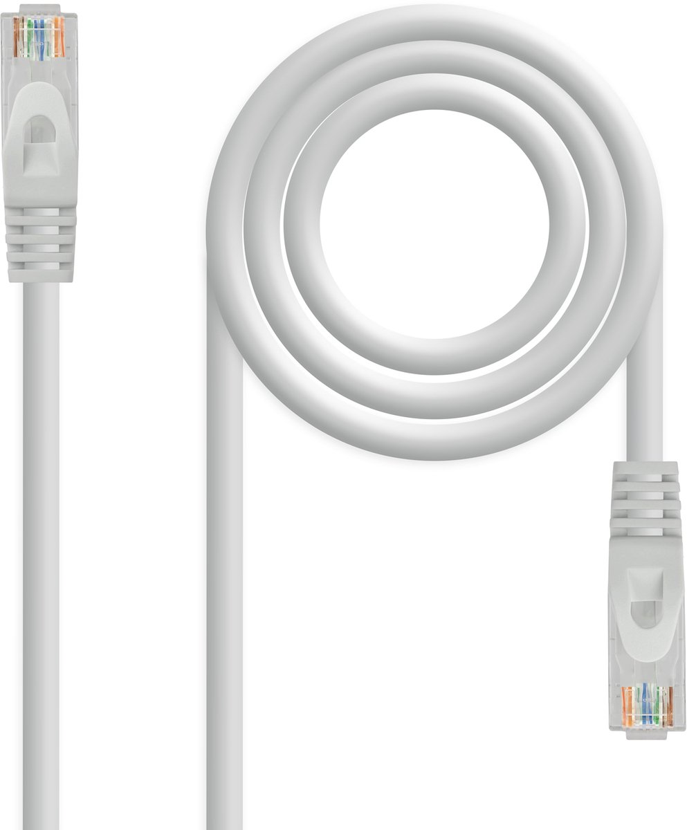 Patchkabel Categorie 6a UTP NANOCABLE 10.20.18 Grijs
